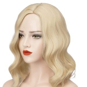 Short Blonde Full Bob Wig